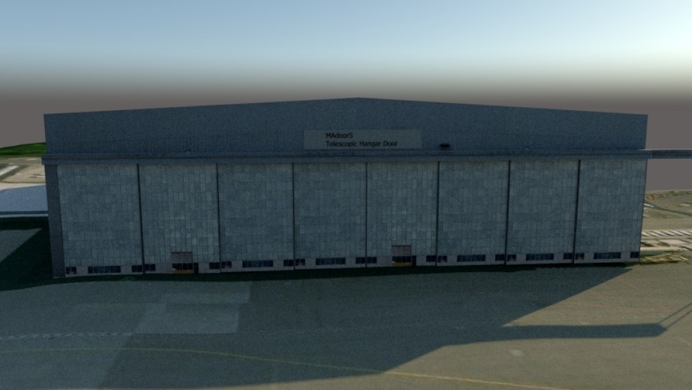Teleskopik Uçak Hangar Kapısı