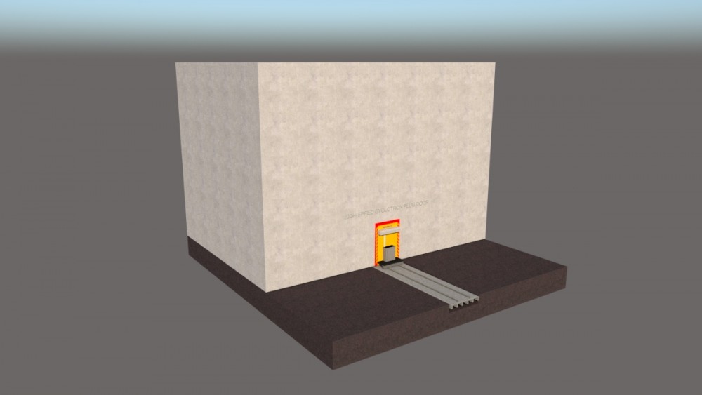 Siklotron Sığınağı Beton Dolgulu Kapı ( Cyclotron Bunker Plug Door )